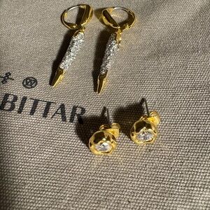 Alexis Bittar TWO pair earrings